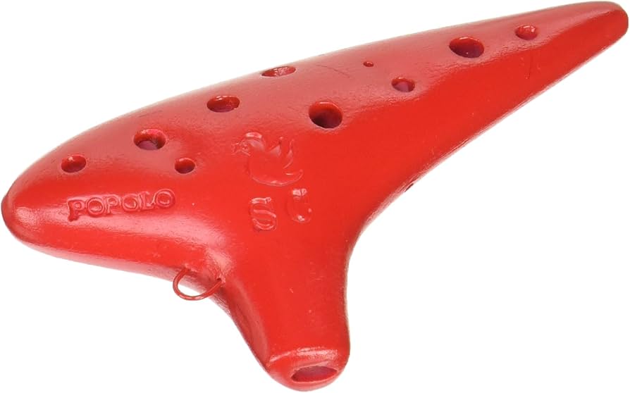 訳あり新品  ポポロ 漆調オカリナ AC（エンジ） 楽天市場】オカリナ ポポロ スタンダード AC POPOLO アルト C管
